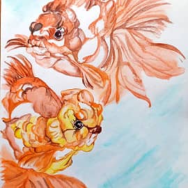 Акварельный аквариум ФенШуй