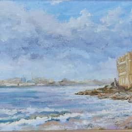 Константиновская батарея. Севастополь. Крым. ЮБК. Серия Крымские зарисовки Пленэр живопись ZhNataly