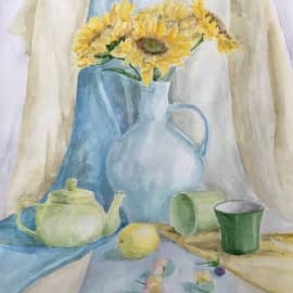 Этюд в голубых тонах