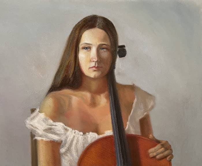 Портрет виолончелистки