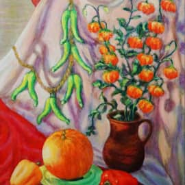 Физалис,тыква,перчики