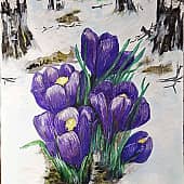 Первые крокусы
