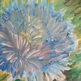 Голубые астры