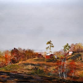 гаражи на окраине города