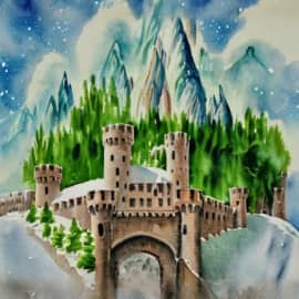 Из серии работ "Сказочные замки"