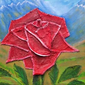 Роза в  горах