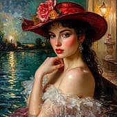 в стиле Дега и Ренуара