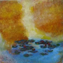 Водяные лилии  (по стопам Клода Моне)