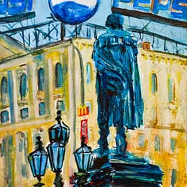 Памятник Пушкину на Тверской 2007