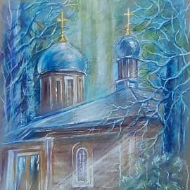 Храм св. целителя Пантелеимона в Ненимяках Лен. области