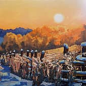 Зимняя околица