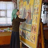 Иконостас Преображенского собора Варлаама-Хутынского монастыря Великого Новгорода. (20), художник Игорь Юрьевич Дрождин