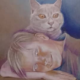 Андрей с котом