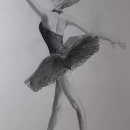 Балерина в чёрном.