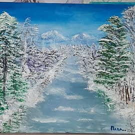 Зимний пруд