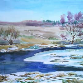 Уже растаял снег...