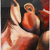 Поддержка картина акрилом А4