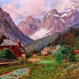 Горный пейзаж.