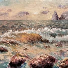 Утренний прибой на Фиоленте