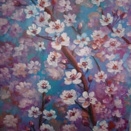 Вишня зацвела.