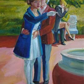 Les amoureaux. Дорогой, пойдём туда!