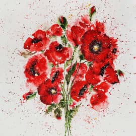 Красный букет