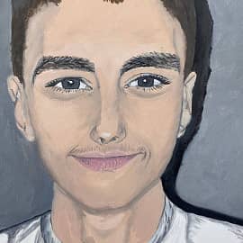 Старший внук Виктор 15 лет