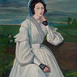 Портрет мадам Шармуа Копия картины Жана Батиста Камиля КОРО