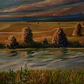 Вечерняя река