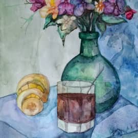 Натюрморт акварелью