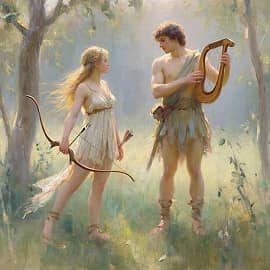 Она охотится, он музицирует