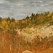 Этюд. Осенний лес.