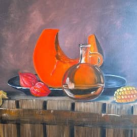 Натюрморт с тыквой