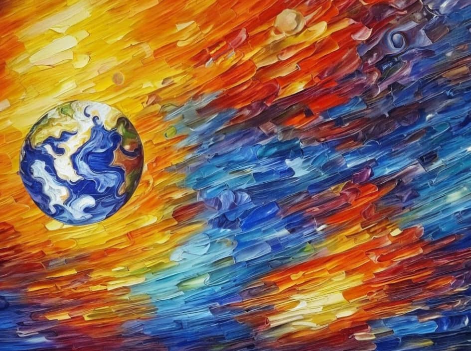 Картина "Голубая планета"