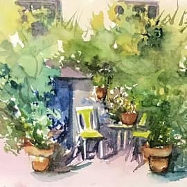 Акварель Дачная