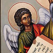 Икона апостола евангелиста Матфея (2), художник Павел Корзухин