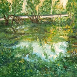 Придорожное болотце.