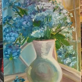 Этюд с незабудками