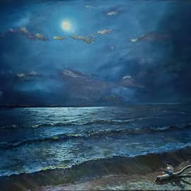 Наблюдение за луной