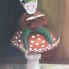 Гном на мухоморе