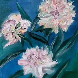 Когда пионы отходят (быстрый этюд)