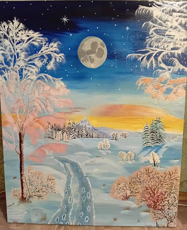 Лунная симфония зимы