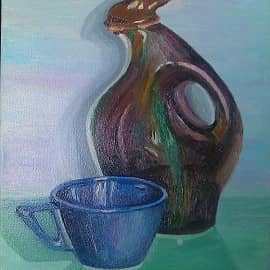 Кувшин и чашка