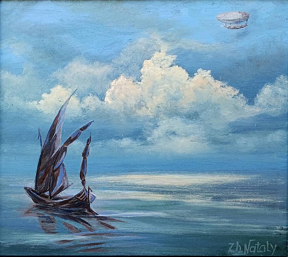 Облако над морем. Проект "сказочные миры ZhNataly"