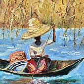 Среди тростника