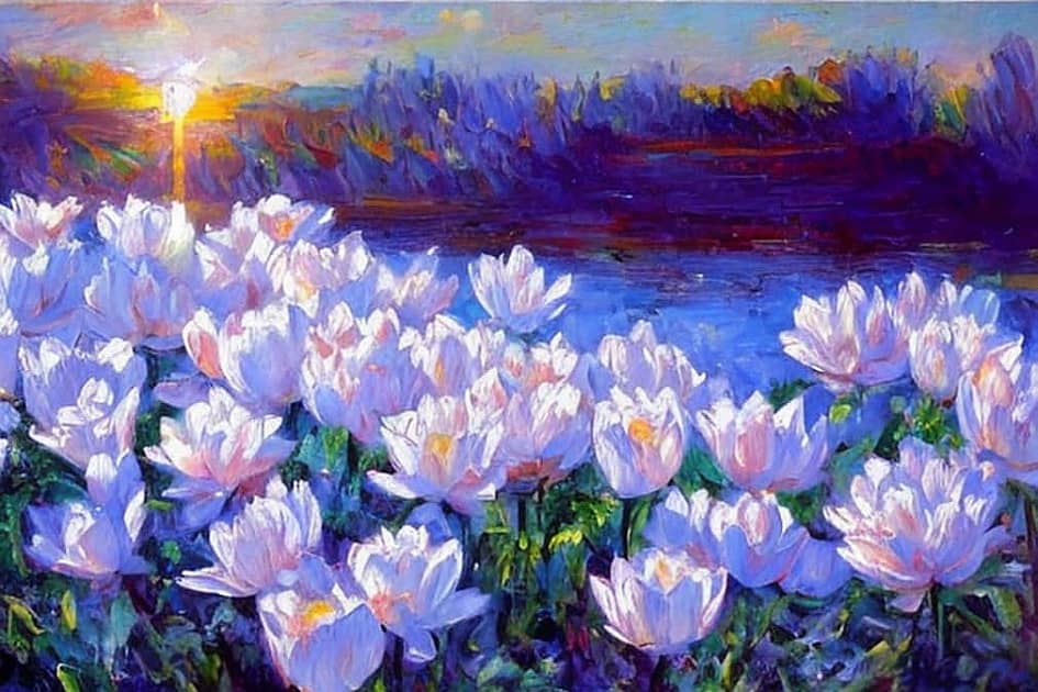 Картина "Солнце и цветы, и добрые мечты"