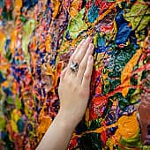 Картина Дуб и мудрость Абстракция маслом Екатерина Лебедева художник (2), художник Екатерина Лебедева