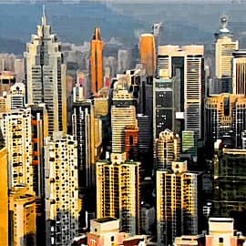 Городской пейзаж 015