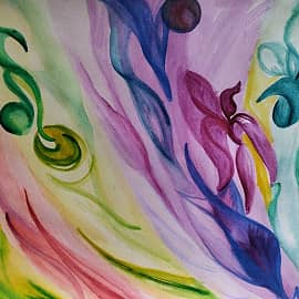 Игра красками