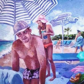 "Должник " (  уже три дня не платит ребенку за массаж )